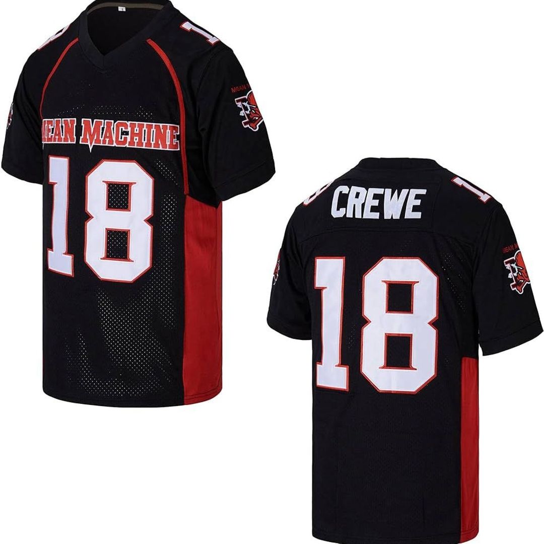 NRL American Football Jersey MEAN MACHINE 18 CREWE Sports Jerse