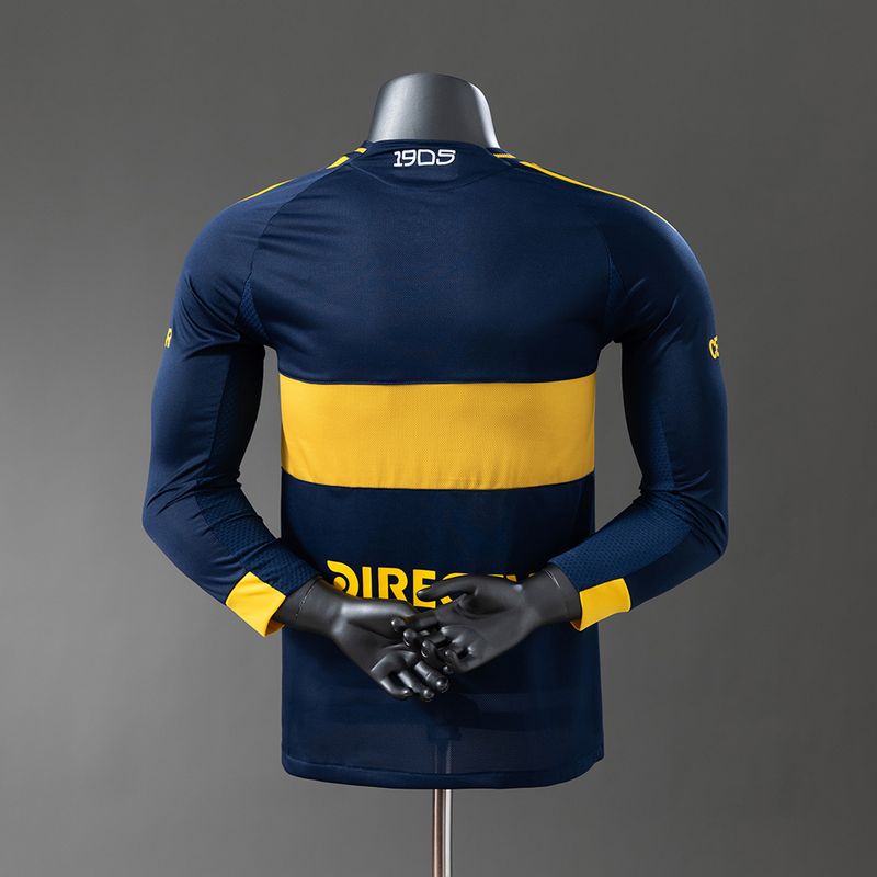 Boca Juniors 2025-2026 Home Long-Sleeve Player