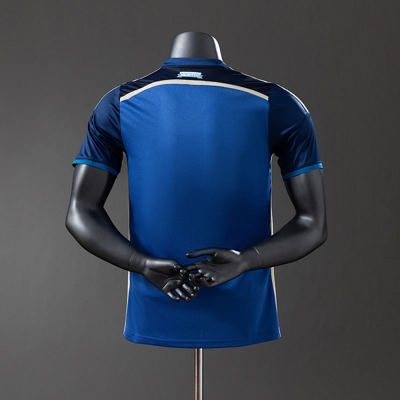 Argentina 2014 Away Player Version Retro Jersey