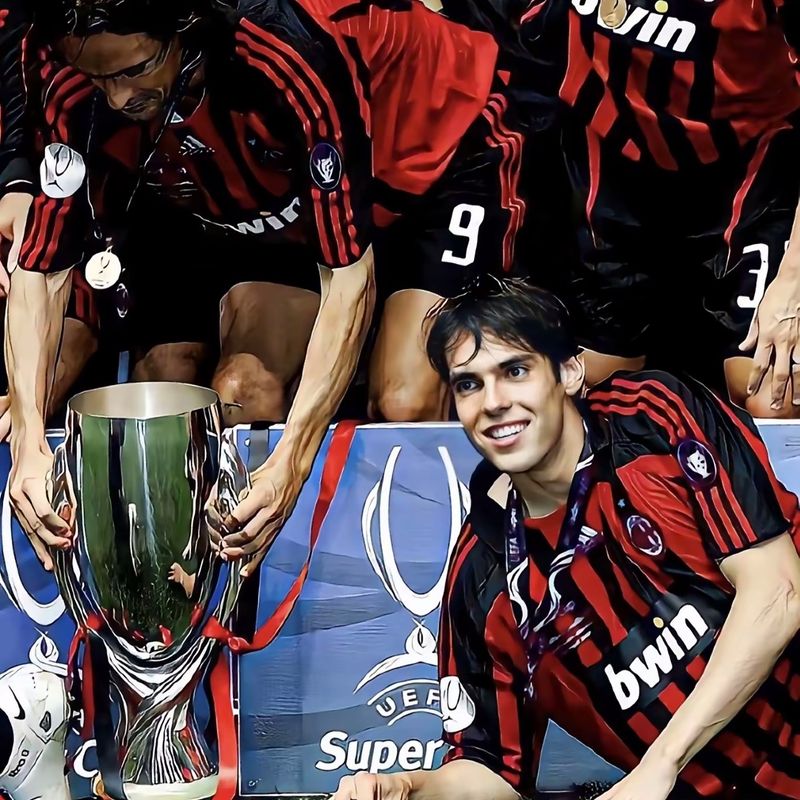 Retro AC Milan 2006-2007 Home Long sleeves