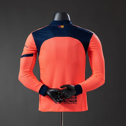 Barcelona 2025-2026 Second Away Long-Sleeve Player