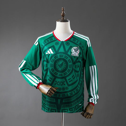 Mexico 2026 Home Long Sleeve Fan