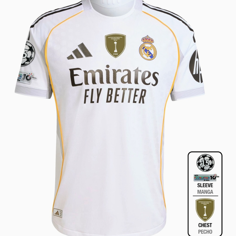 Real Madrid 2025-2026 Home Player