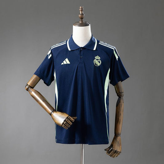 Real Madrid 2025-2026 POLO - Cyan
