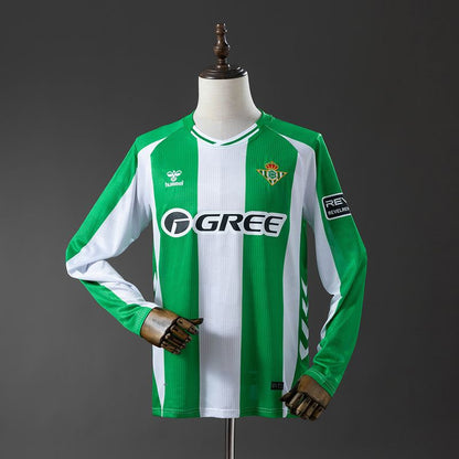 Real Betis 2025-2026 Home Long Sleeve Fan