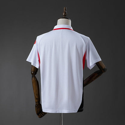 Bayern München 2025-2026 POLO-White&Red Fan