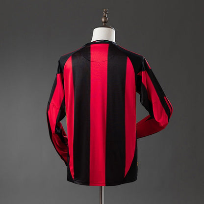 Retro AC Milan 2010-2011 Home Long sleeves