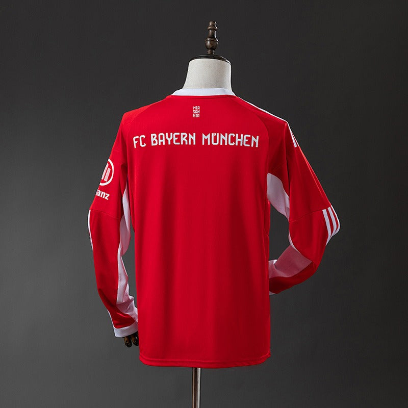 Bayern München 2025-2026 Home Long Sleeve Fan