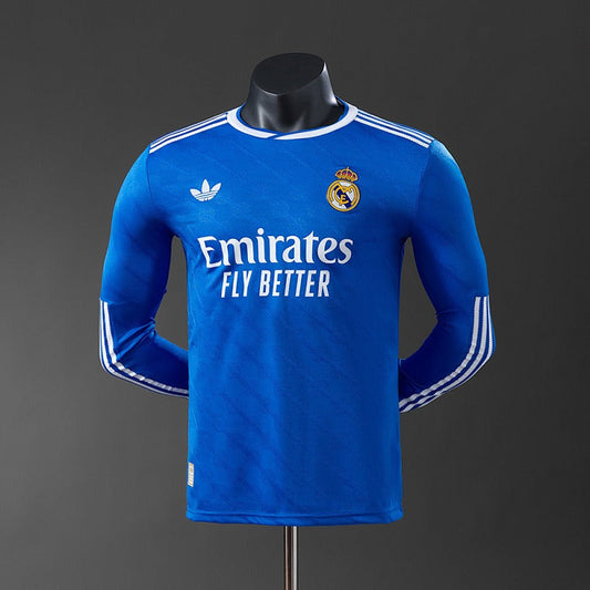 Real Madrid 2025-2026 Second Away Long sleeves Player