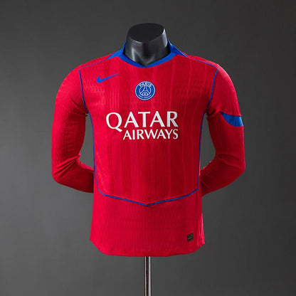 Paris Saint-Germain 2025-2026 Second Away Long-Sleeve Player