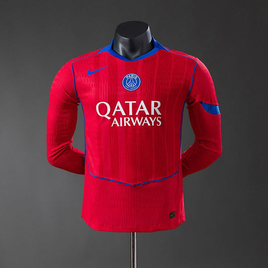 Paris Saint-Germain 2025-2026 Second Away Long-Sleeve Player