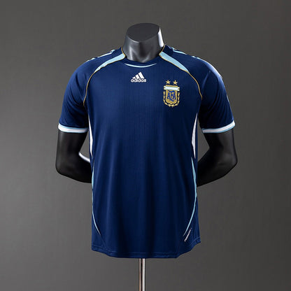 Argentina 2006 Away Player Version Retro Jersey