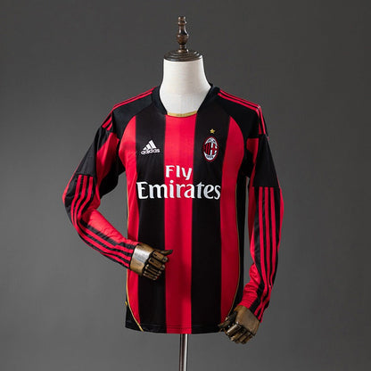 Retro AC Milan 2010-2011 Home Long sleeves