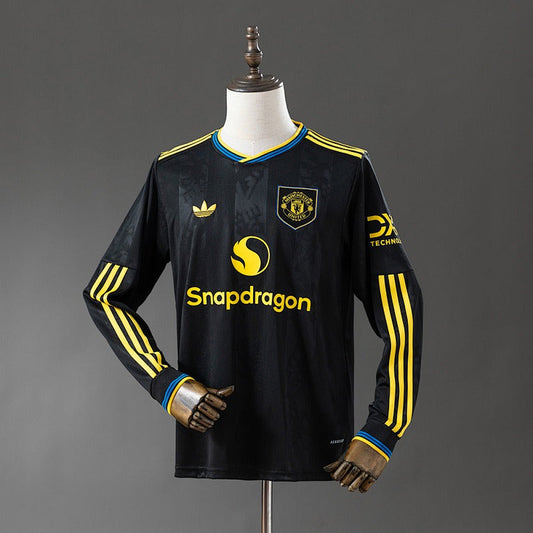 Manchester United 2025-2026 Second Away Long Sleeve Fan