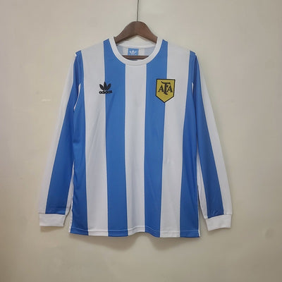 Retro 1978 Long Sleeve Argentina Home