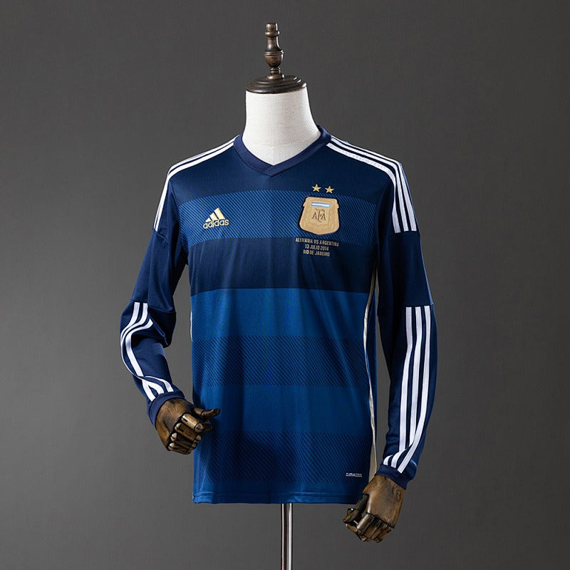Argentina 2014 Away Long Sleeve Retro Jersey
