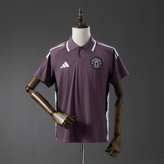 Manchester United 2025-2026 POLO - Grey Purple