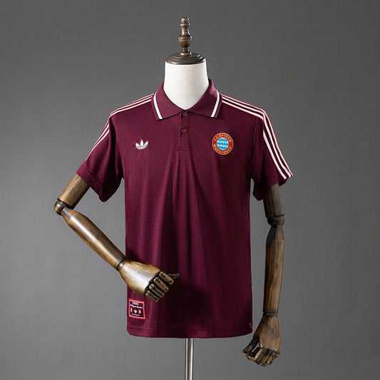 Bayern München 2025-2026 POLO-Maroon Fan